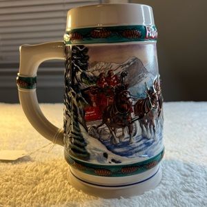 1993 Budweiser Beer Stein Mug Anheuser Busch Clydesdales Special Delivery